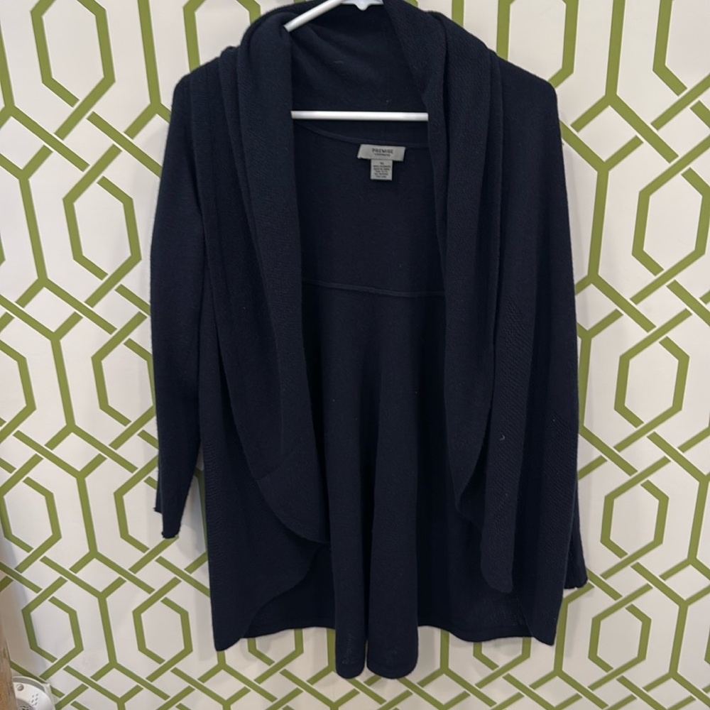 Premise from Bloomingdale’s Beautiful Cashmere Cardigan in Navy!